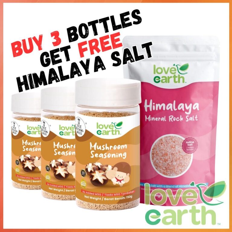 LOVE EARTH Mushroom Seasoning: Kenali Ciri, Fungsi dan Kegunaan Perencah Ini