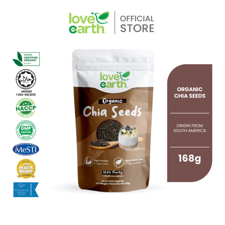 Love Earth Organic Chia Seed 168g: Pilihan Organik untuk Diet
