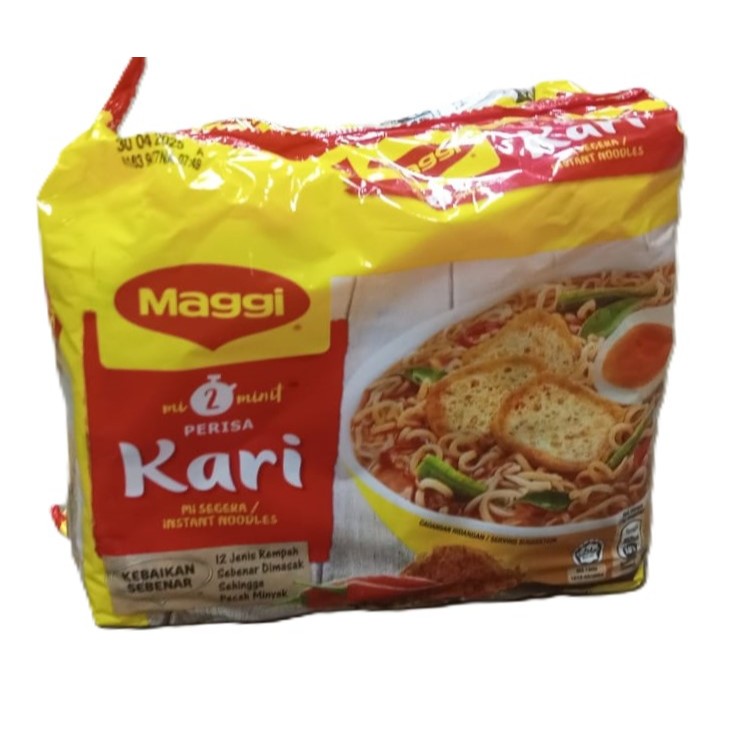 Maggi Perisa Kari 79gx5s/pack: Pilihan Mi Segera Popular untuk Hidangan Pantas