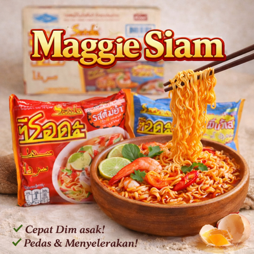Maggie Siam, Maggie Serda dan Maggie Cup Tomyam Ruski