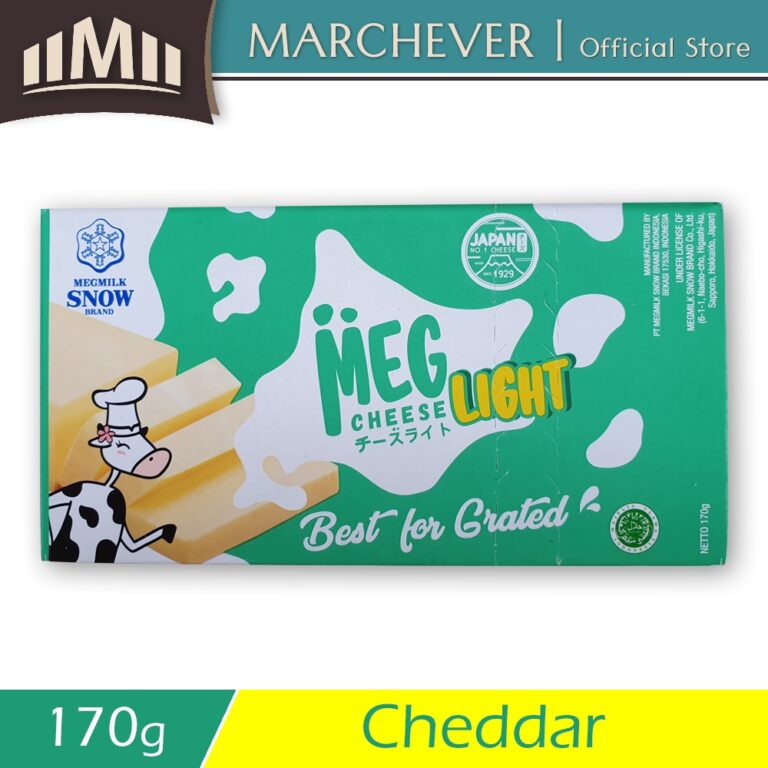 Meg Cheddar Cheese Light 170g
