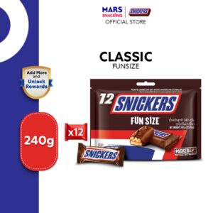 Snickers Peanut Bar Fun Size 240g