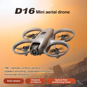 Mini D16 Drone: Ciri Elak Halangan dan Kamera 4k Terlaras Elektrik