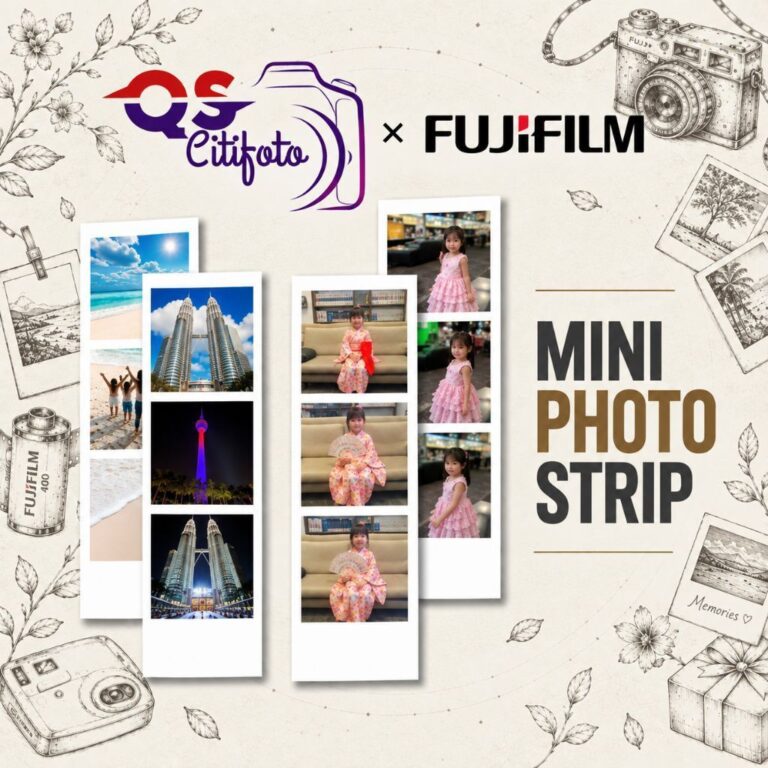 FUJIFILM Mini PHOTO STRIP PRINTING SERVICES: Panduan Tempahan dan Cara Guna