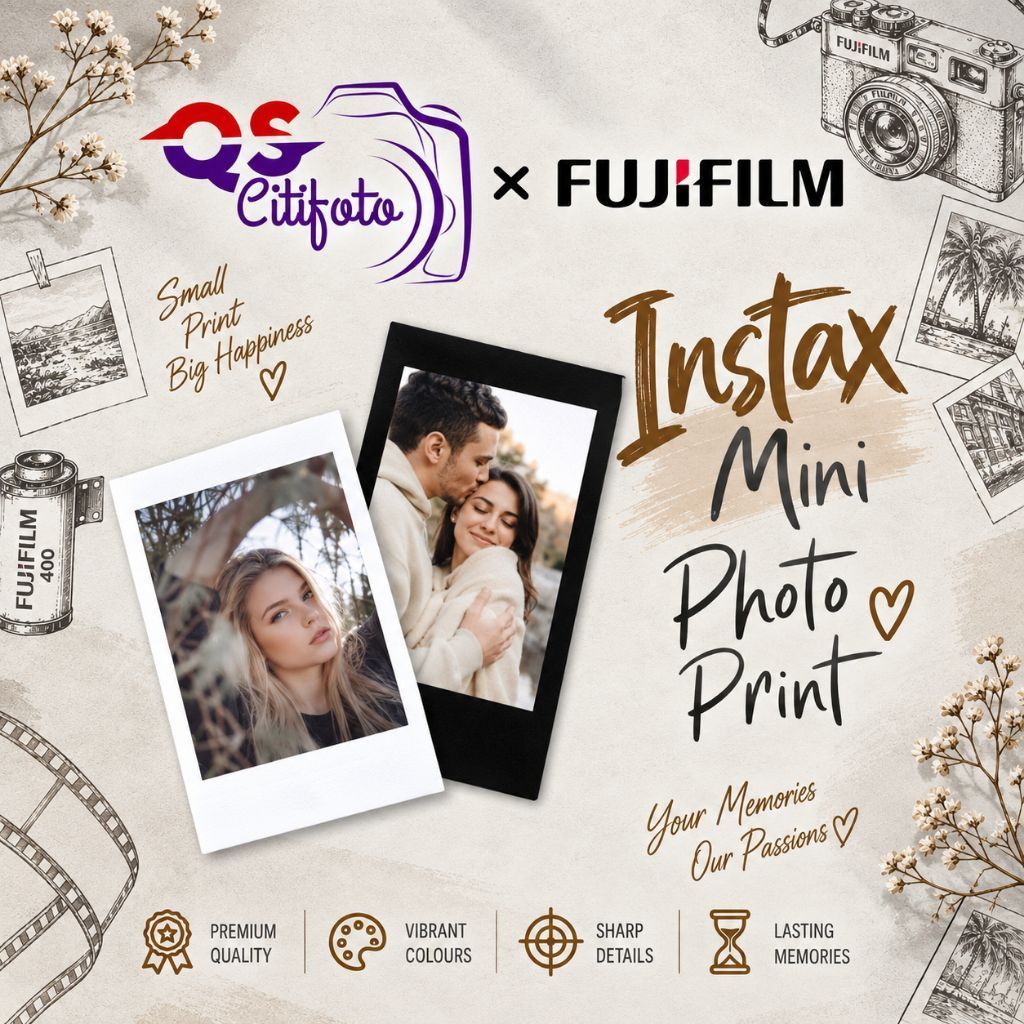 Cetak Foto FUJIFILM INSTAX Mini: Panduan MINIMUM 10 Keping