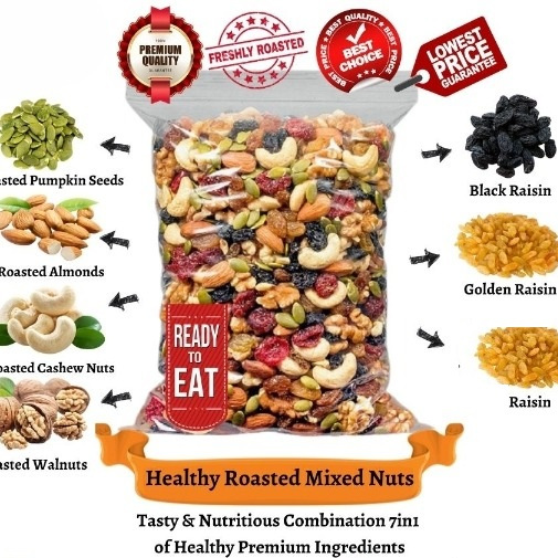 Mix Nut 9 Jenis Pilihan VIP dan Classic