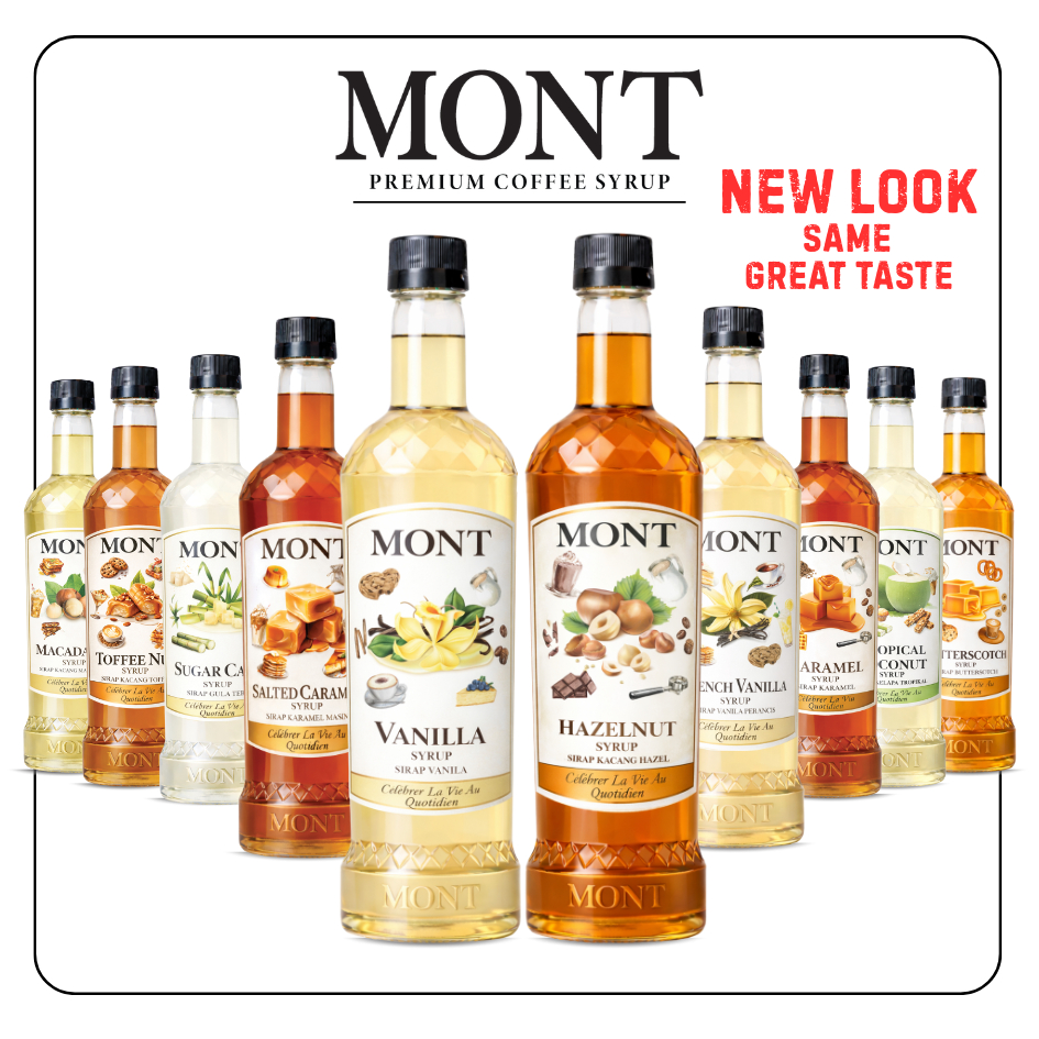 MONT New 750ML SYRUP: Panduan Pilihan Perisa Kopi dan Koktel