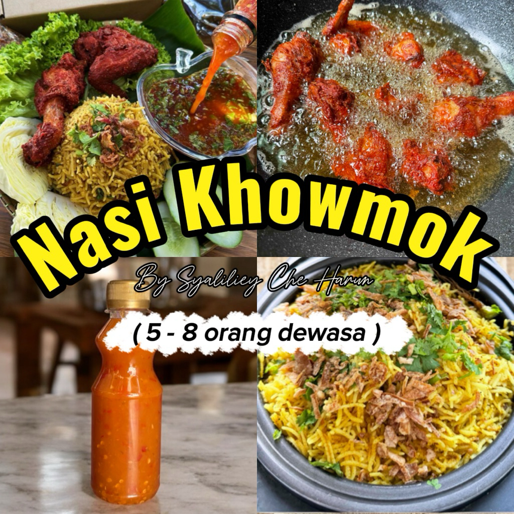 Nasi Khowmok Instant Thai Syalily untuk 6 Hingga 8 Orang
