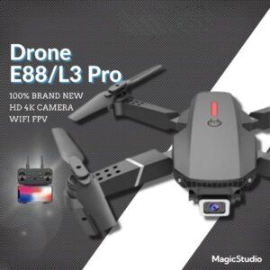 Drone E88 / K3 Pro FPV 4K: Ciri Lipat dan Kamera Berkembar
