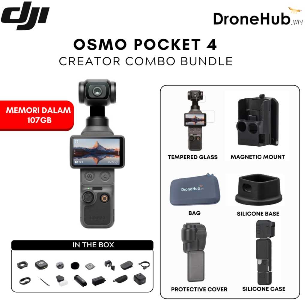 DJI OSMO POCKET 4: Apa yang Perlu Anda Tahu Tentang Pelancaran Terbaharu Ini