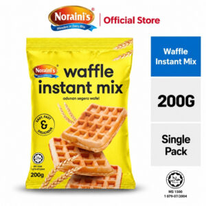 NORAINI'S INSTANT MIX WAFFLE 200GM: Panduan Ringkas dan Cara Bancuh