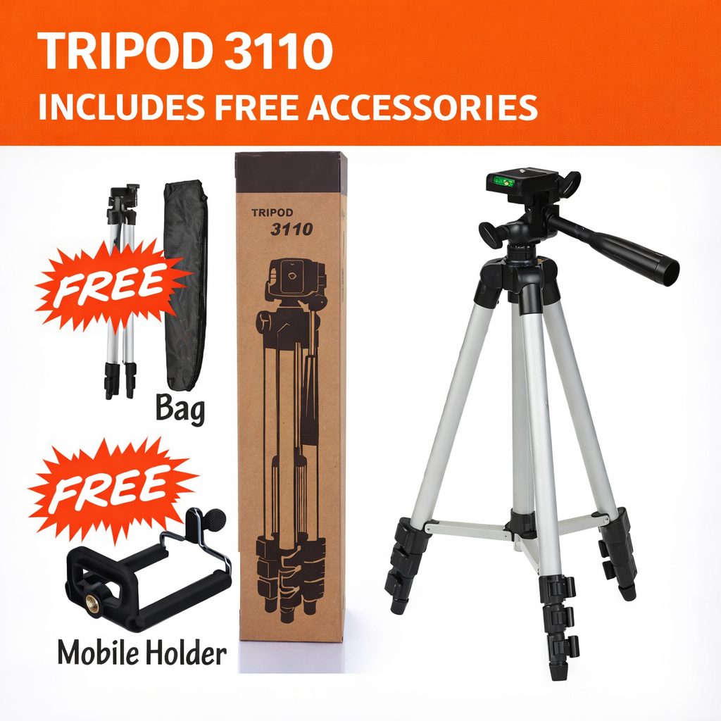 Tripod Tripod 3110 dan 3120: Pilihan Mudah Alih untuk Telefon dan Kamera