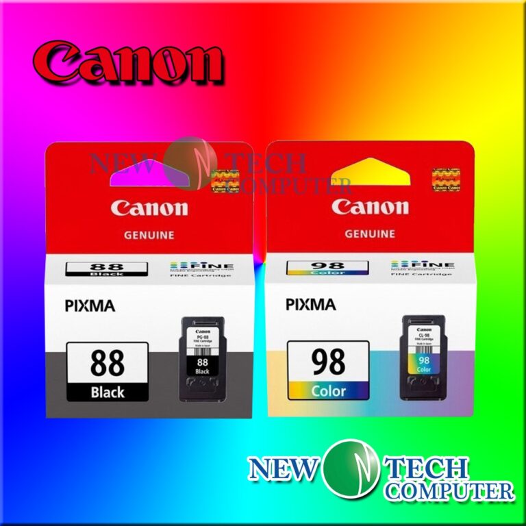 Keluaran INK CARTRIDGE CANON PG88 Hitam dan CL98 Warna Asli
