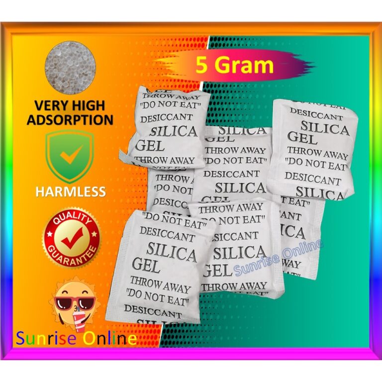 Silica Gel 5g SGL-GM695: Penyerap Lembapan untuk Barangan Sensitif