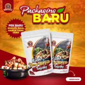 Pes Kuah Yong Tau Foo Taiping Siap Makan dengan Kacang Tumbuk