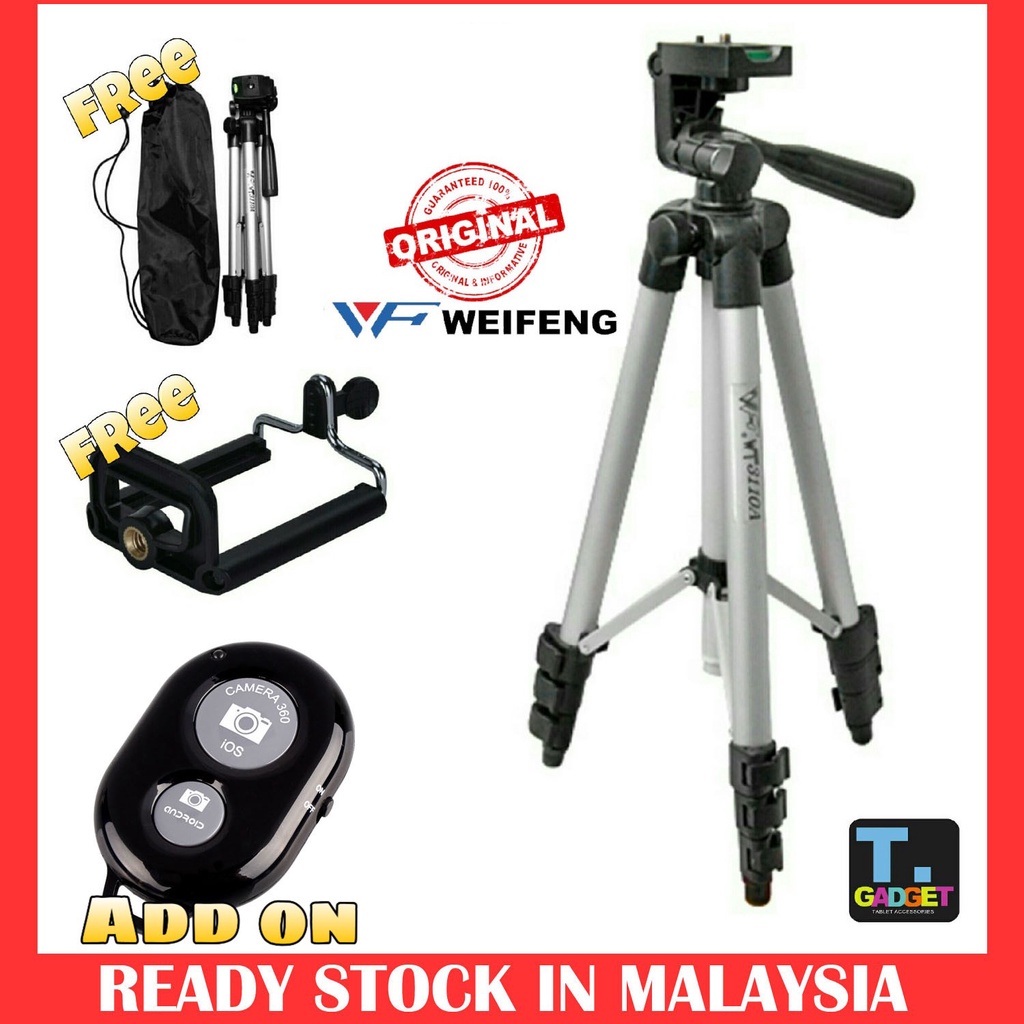 Tripod Telefon Weifeng WT-3110A: Ringan dan Mudah Dibawa