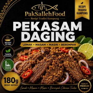 Pekasam Daging Pak Salleh: Pilihan Lauk Kampung Siap Goreng