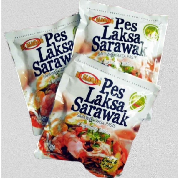 Pes Laksa Sarawak HJ MANAN Pilihan Mudah Memasak Laksa Tradisional