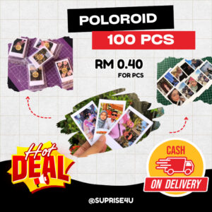 POLOROID White FRAME: Panduan Cetak Minimum 9 Keping