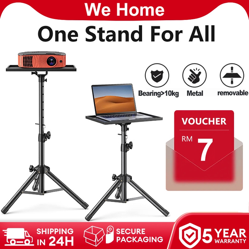 Projector Stand Tripod Portable 60-120cm untuk Kegunaan Home Office