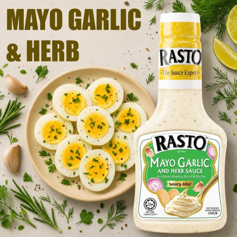 RASTO MAYO GARLIC dan HERB 250Gm: Ciri dan Kegunaan