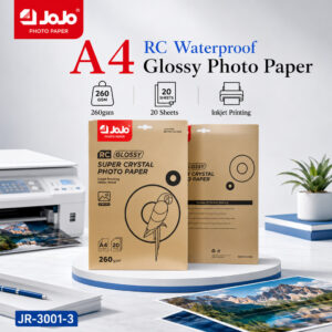 Kertas Foto JOJO A4 260Gsm SUPER CRYSTAL GLOSSY: Ciri dan Pilihan Cetakan