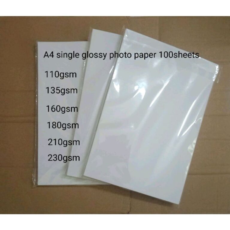 A4 dan A3 Glossy Photo Paper: Pilihan Kertas Cetak Resolusi Tinggi
