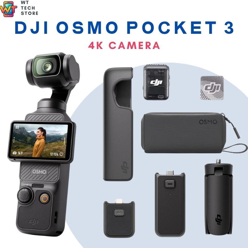 DJI Osmo Pocket 3 Combination: Kamera Vlogging 4K/120fps dengan Sensor 1 Inci