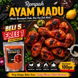 Rempah Ayam Madu Honey BBQ 100g