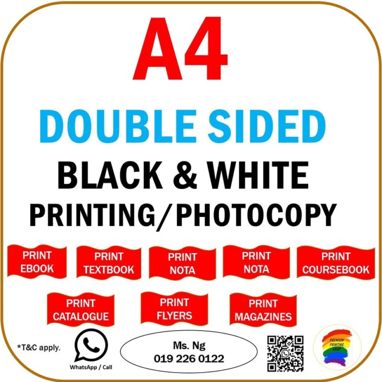 Panduan Servis Cetakan BNW DOUBLE SIDED RM0.06 Sepgetpage