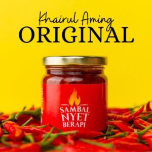 SAMBAL NYET BERAPI, RENDANG NYET BERAPI, dan DENDENG NYET BERAPI EXTRA PEDAS 180g By Khairulaming