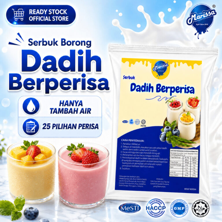 Serbuk DADIH Marissa: Cara Mudah Sediakan Puding Instant