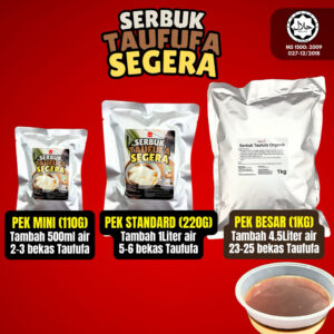 SERBUK TAUFUFA ORGANIK MAMAGFOOD: Mudah Dibuat Guna Air Sahaja