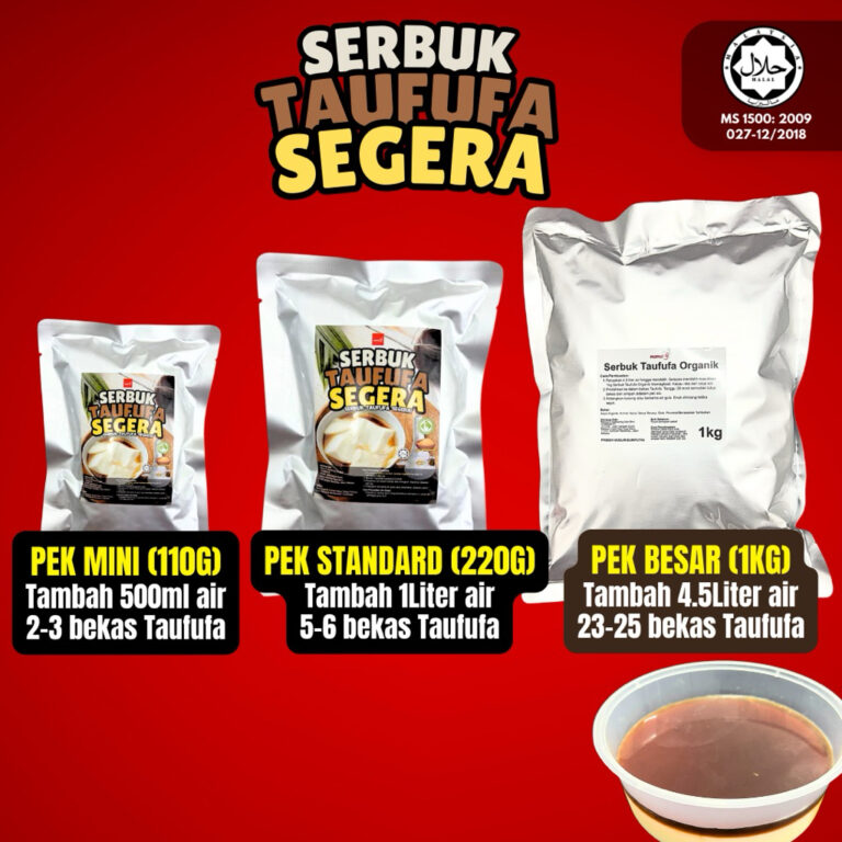 SERBUK TAUFUFA ORGANIK MAMAGFOOD: Mudah Dibuat Guna Air Sahaja