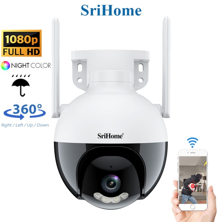 Kamera Keselamatan SriHome SH045 1080P FHD WiFi: Ciri Utama dan Panduan Semakan