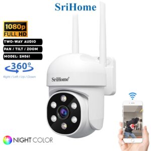 SriHome SH061 1080P FHD CCTV WiFi IP Camera: Kelebihan, Fungsi dan Semakan Pembeli