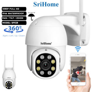 SriHome SP028: Kamera CCTV WiFi Luar Rumah 1080P