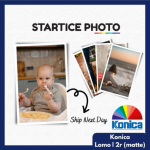 StarticePhoto Lomo Card Matte: Pilihan Cetak Gambar 2R Saiz 5.7X8.9 cm