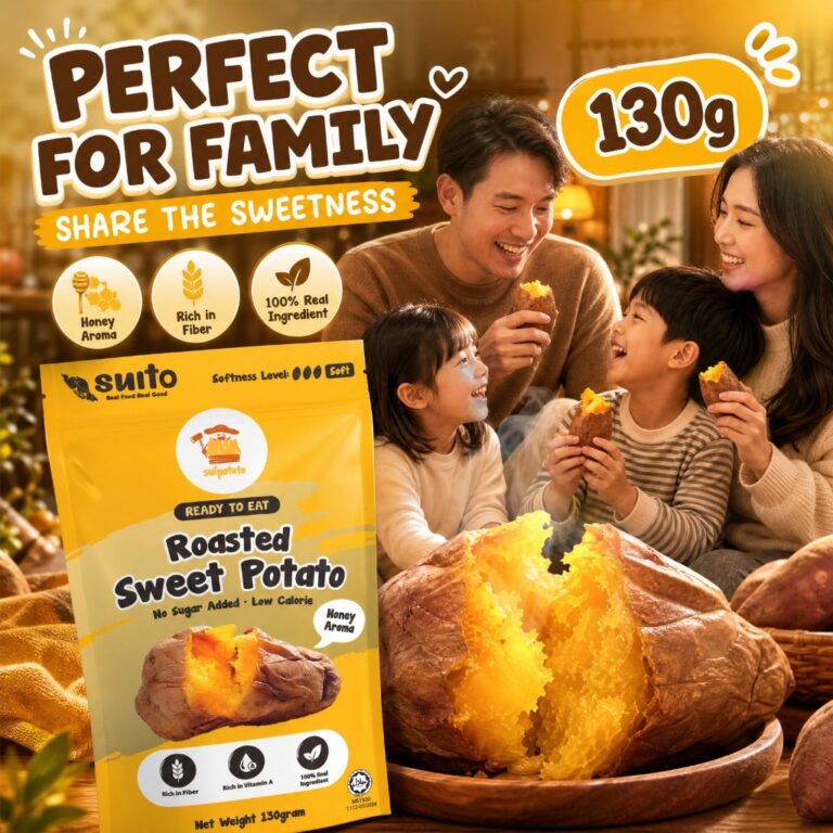 Suipoteto Ready To Eat Ubi Keledek: Snek Sihat untuk Diet?