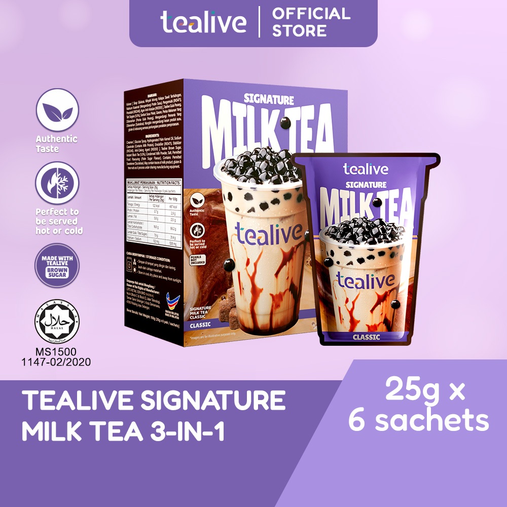 Tealive Signature Milk Tea 6s x 25g