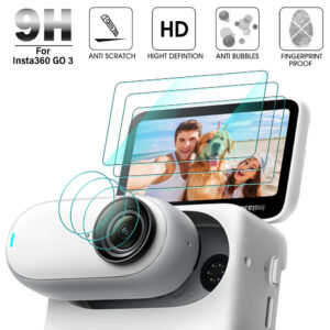 Tempered Glass Insta360 GO 3 3S: Pelindungan Skrin dan Lens