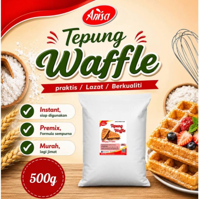 TEPUNG WAFFLE ANISA: Pilihan Mudah untuk WAFFLE Rangup dan Lembut
