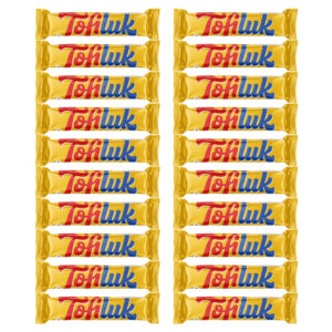 Tofiluk Caramel Crunch Chocolate Bar: Pakej 20 Pek 10g