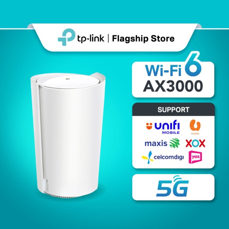 TP-Link Deco X50-5G: Sistem Mesh WiFi 6 dengan Sokongan 5G