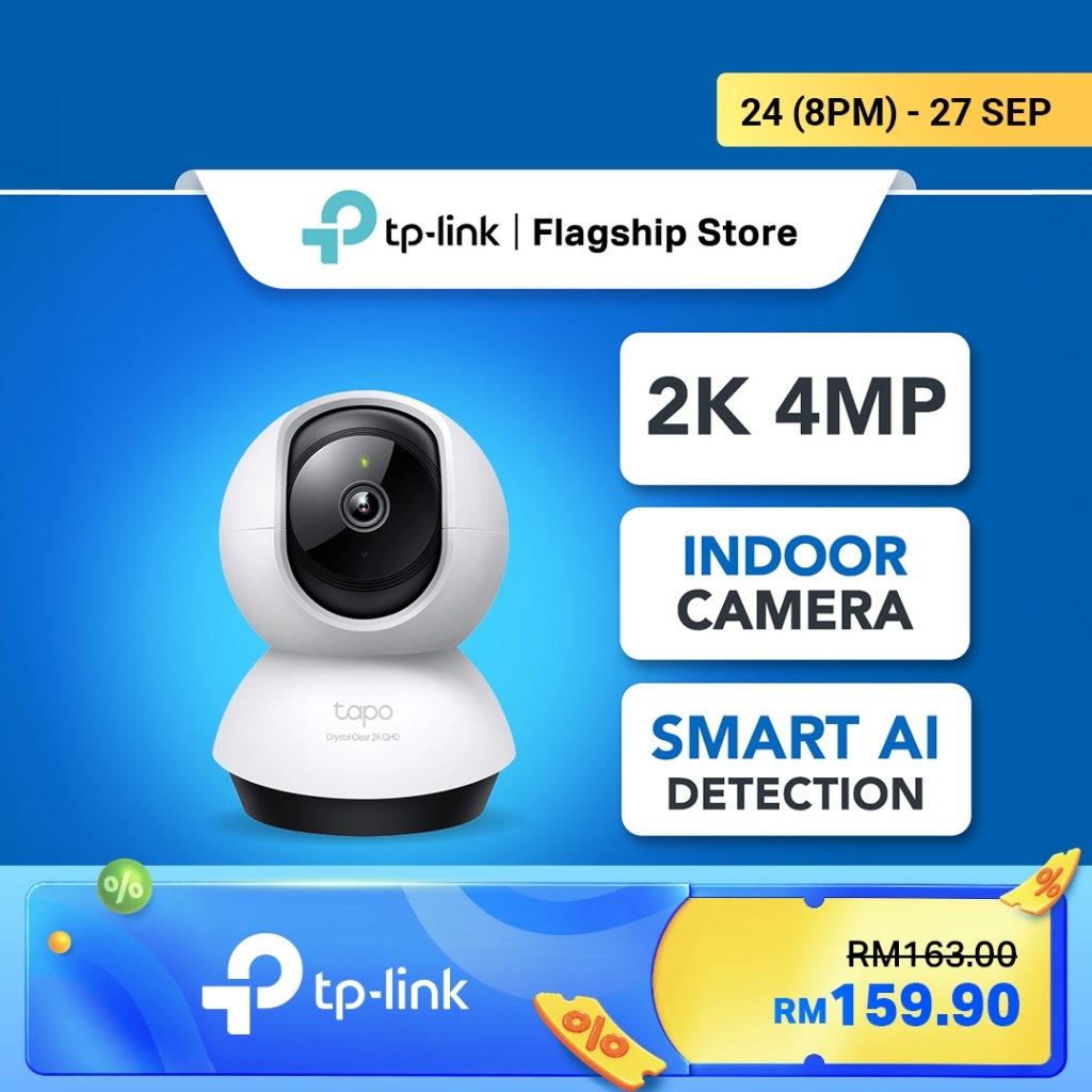 Kamera Keselamatan TP-Link Tapo C220 4MP/2K: Pilihan Pantau Ruang Dalaman