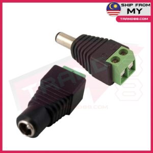 TRAND88 Male Female 2.1 X 5.5mm DC Power Plug Connector