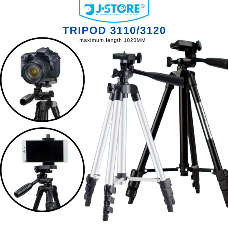 TRIPOD STAND HOLDER 3110: Ciri, Had Kegunaan dan Kesesuaian Telefon serta Kamera