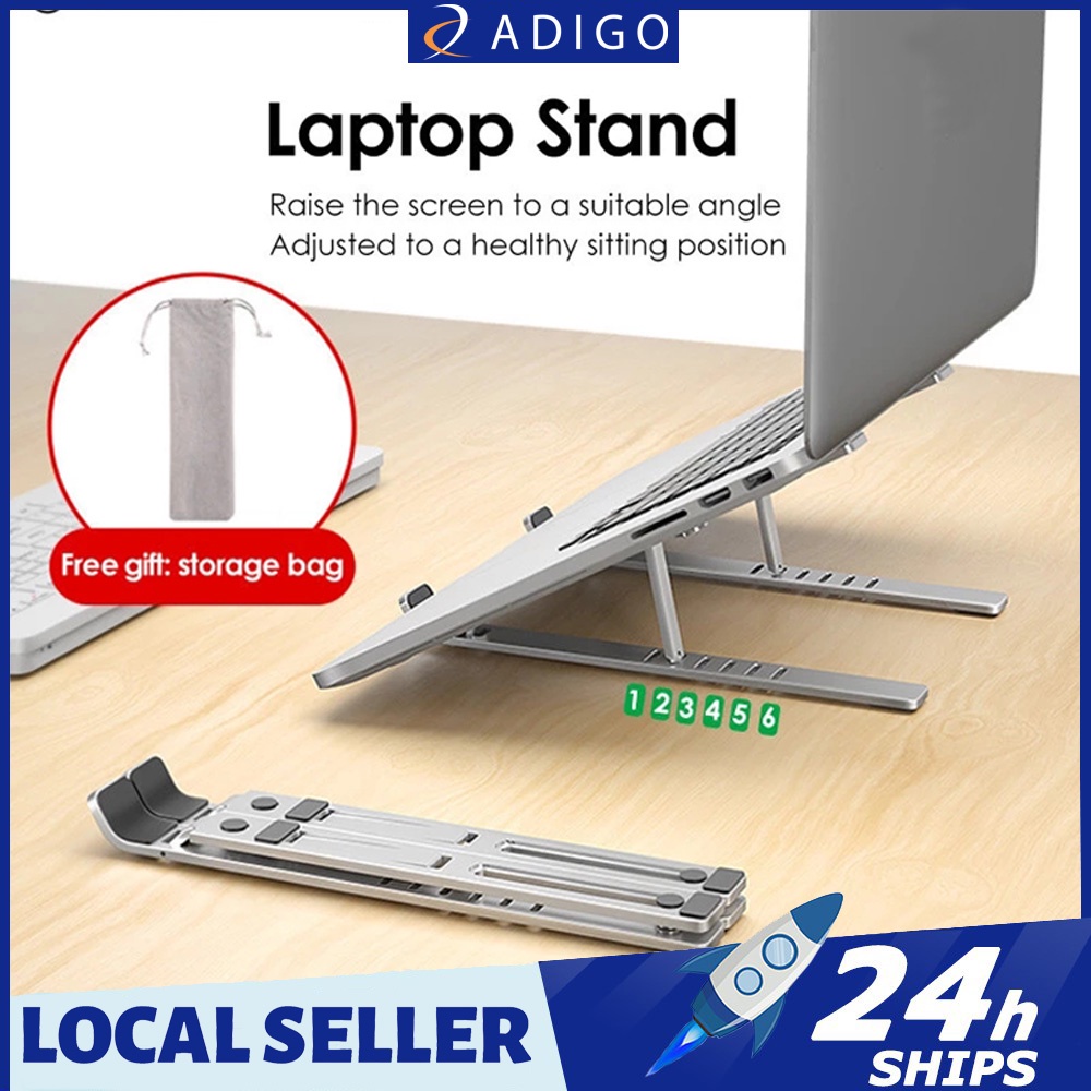 Pemegang Laptop Aluminium Lipat Truly untuk Kegunaan Harian