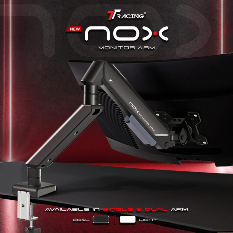 Ttracing NOX Monitor Arm: Pilihan Lengan Monitor Tunggal atau Dwi