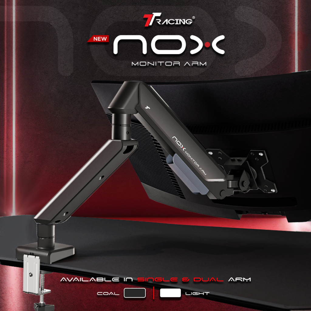 Ttracing NOX Monitor Arm: Pilihan Lengan Monitor Tunggal atau Dwi